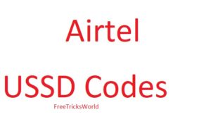 Airtel USSD Codes List