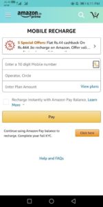 amazon pay jio recharge offer