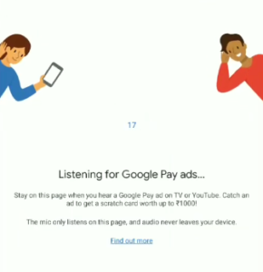 what is google pay on air offer how to listen
