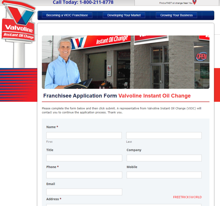 VIOC POS Login Valvoline Franchise A Complete Guide To Use It