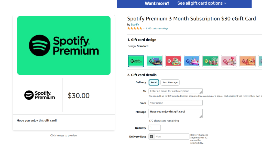 How to Buy Spotify Gift Card Code